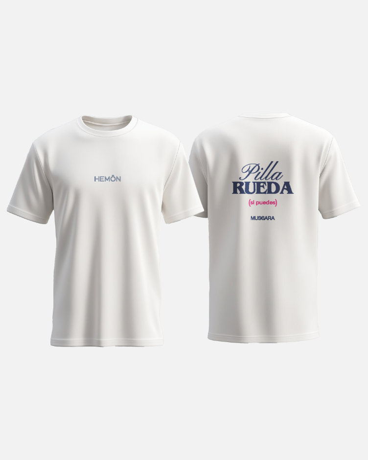 Tshirt Edición Limitada MUSSARA - PILLA RUEDA (PreOrder)