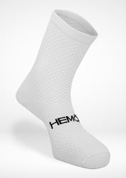 Fedaia compression sock - White